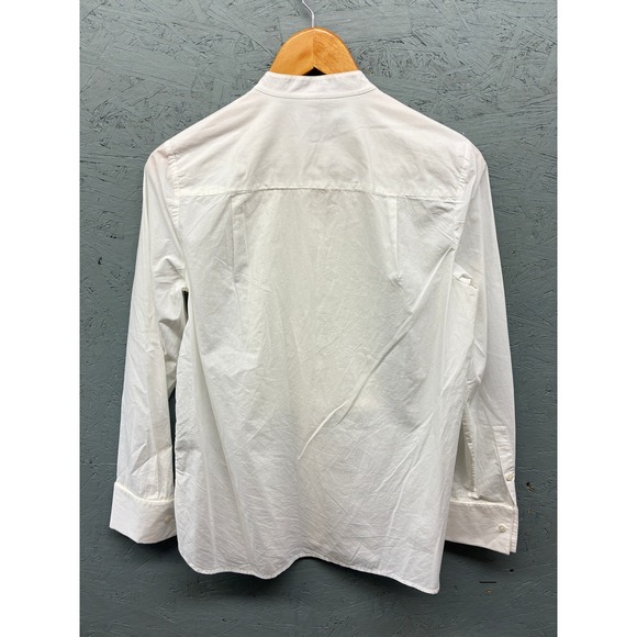 Madewell Women's M Pintuck Long-Sleeve Button-Up Blouse Collared - Picture 8 of 9